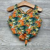 2 Pc Swimsuit Leaves Front Knot 6-7