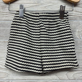 Waffle Knit Shirt & Shorts Stripes 9-12M