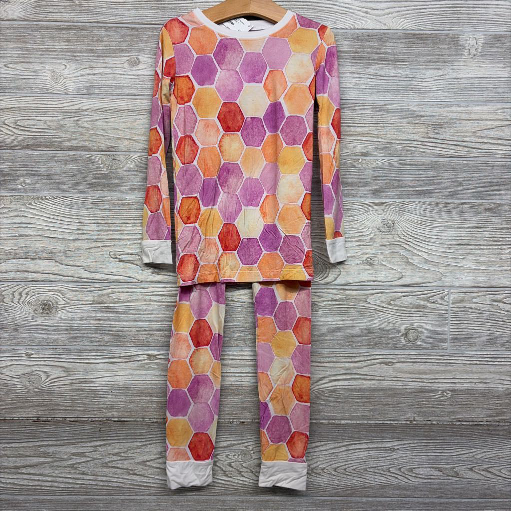2 Pc LS Bamboo PJs Honeycomb 6