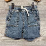 Pull On Denim Shorts Cuffed 3T