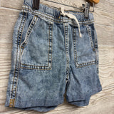 Pull On Denim Shorts Cuffed 3T