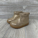 Lilith Side Velcro Metallic Boots 4.5