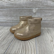 Lilith Side Velcro Metallic Boots 4.5