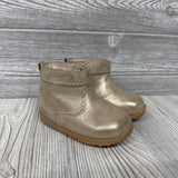 Lilith Side Velcro Metallic Boots 4.5