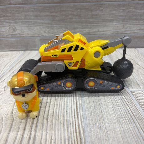 Rubble Mighty Movie Bulldozer & Figure