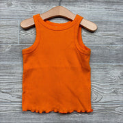 Ribbed Tank Top Lettuce Trim 4T
