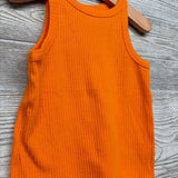 Ribbed Tank Top Lettuce Trim 4T