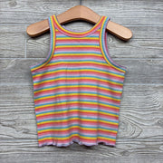Ribbed Tank Top Stripes 4T