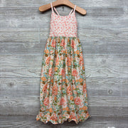 Tank Dress Flowers Ruffle Trim 3T