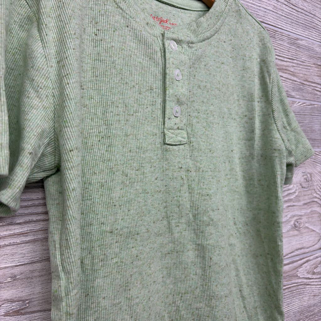 Ribbed Henley Shirt 6-7
