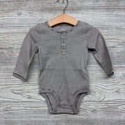 LS Henley Bodysuit Stripes 9M