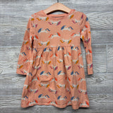 LS Jersey Dress Unicorns 4T