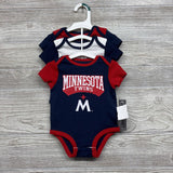 NEW 3 Pk Bodysuit Minnesota Twins 0-3M