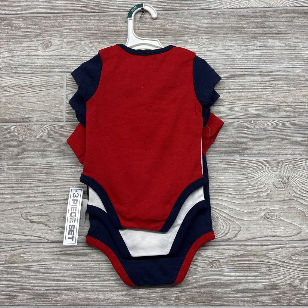 NEW 3 Pk Bodysuit Minnesota Twins 0-3M