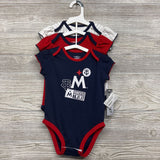 NEW 3 Pk Bodysuit Minnesota Twins Ruffles 18M