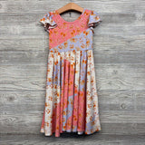 Flutter Sleeve Dress Flowers 7