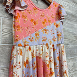 Flutter Sleeve Dress Flowers 7