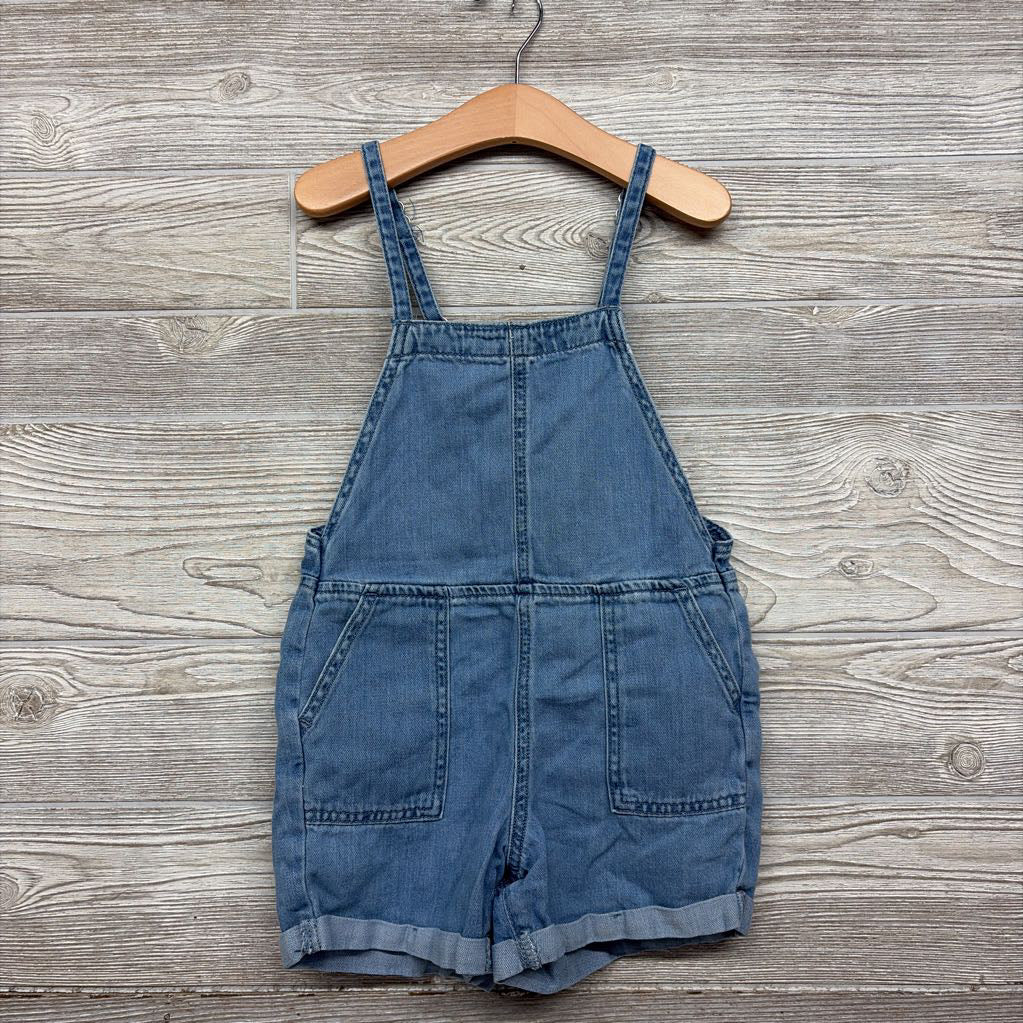 Denim Overalls Cuffed 6-7
