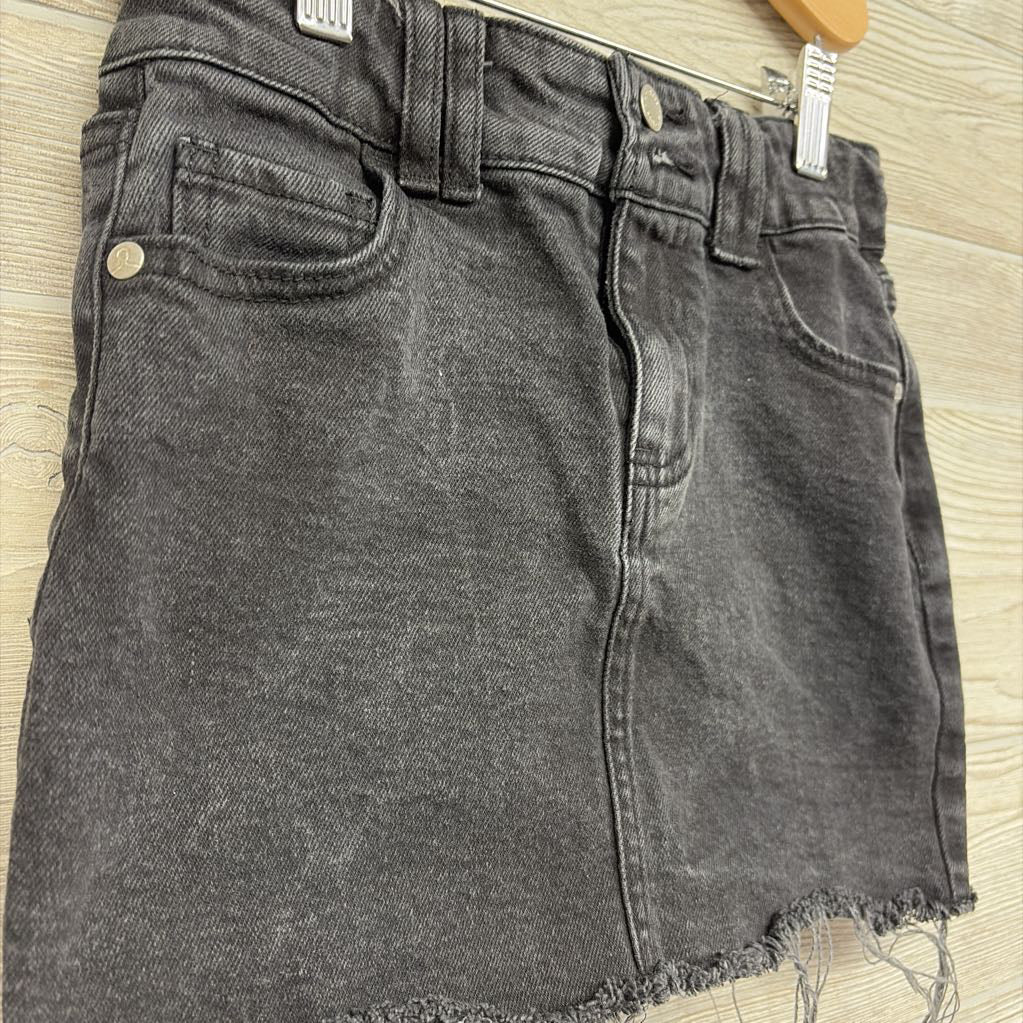 Denim Skirt Frayed 8