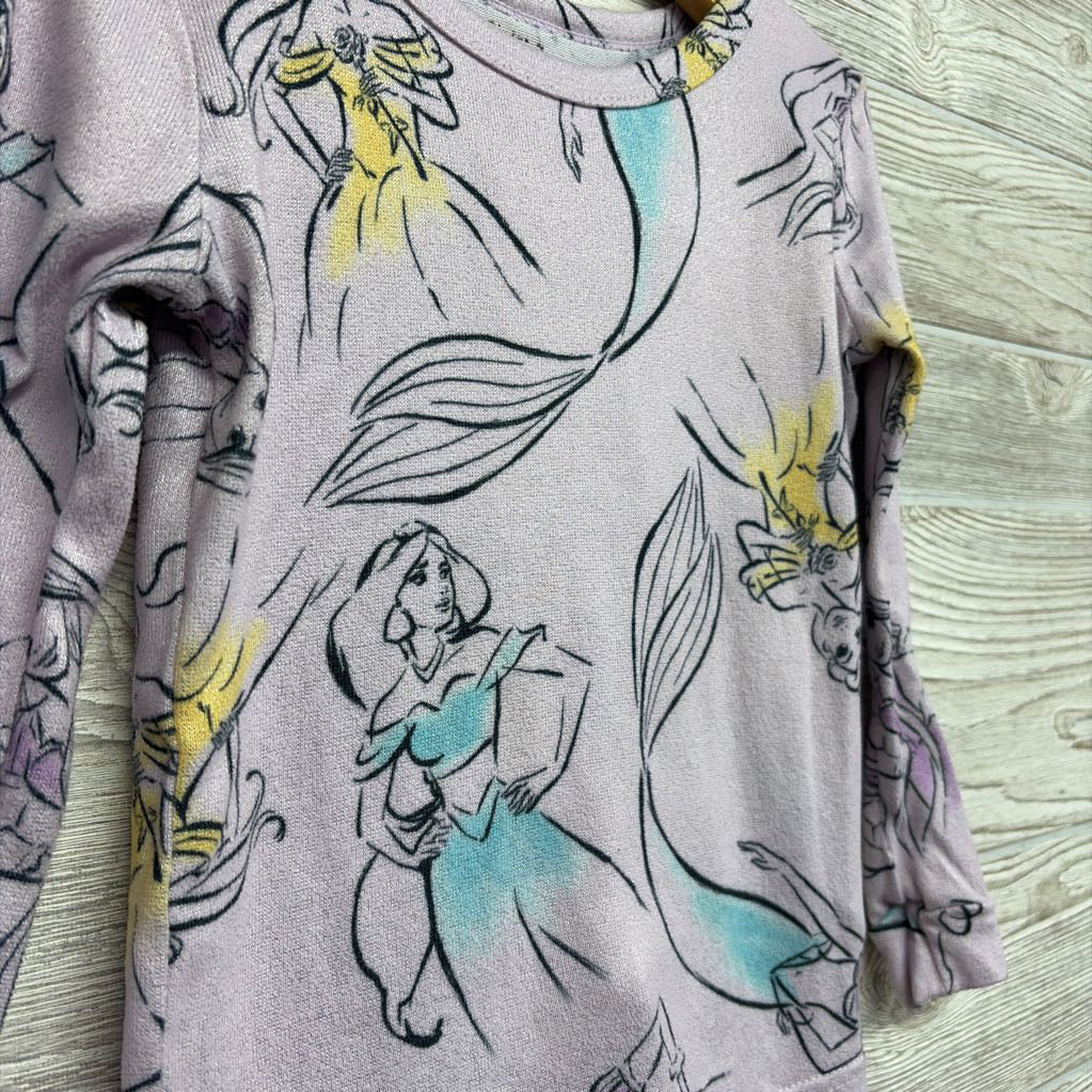2 Pc LS PJs Princesses 8