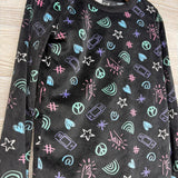 2 Pc Cozy PJs Rainbows Stars Hearts 8