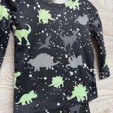 2 Pc LS PJs Dinosaurs Splatters 12-18M