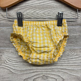 Tank Top Bow Straps & Bloomers Gingham 0-3M