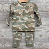LS Camo Henley Shirt & Pants 18M