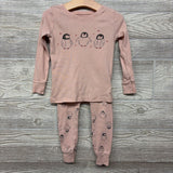 2 Pc LS PJs Penguins Stars 3T