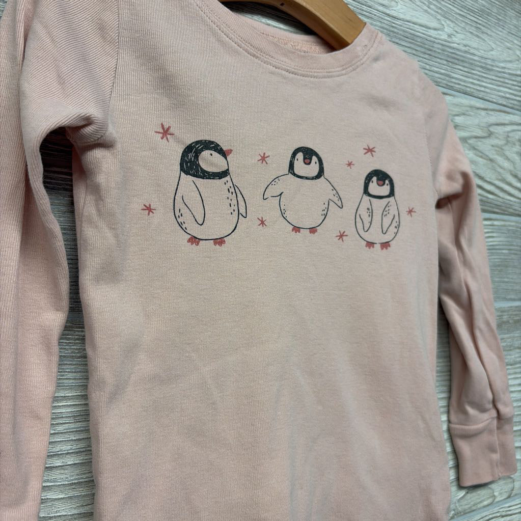 2 Pc LS PJs Penguins Stars 3T