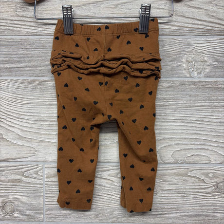Leggings Hearts Ruffle Butt 6-12M