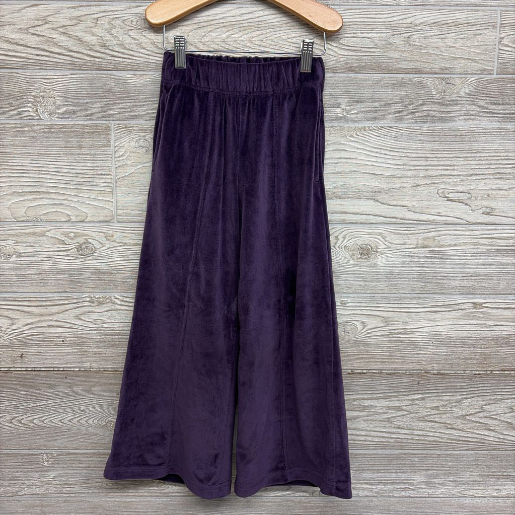Velour Wide Leg Pants 6-7
