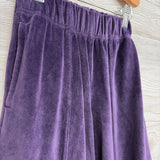 Velour Wide Leg Pants 6-7