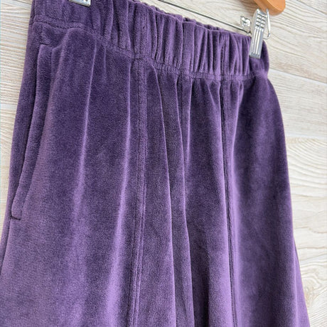 Velour Wide Leg Pants 6-7