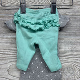 Bodysuit Dots & Leggings Ruffle Butt Preemie