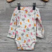 LS Bodysuit Elephants Pigs Tigers & Leggings Stripes Preemie