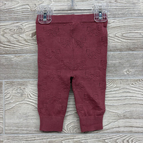 NEW Knit Pointelle Bow Cardigan & Pants 0-3M