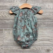 NEW Flutter Sleeve Romper Flowers 9-12M