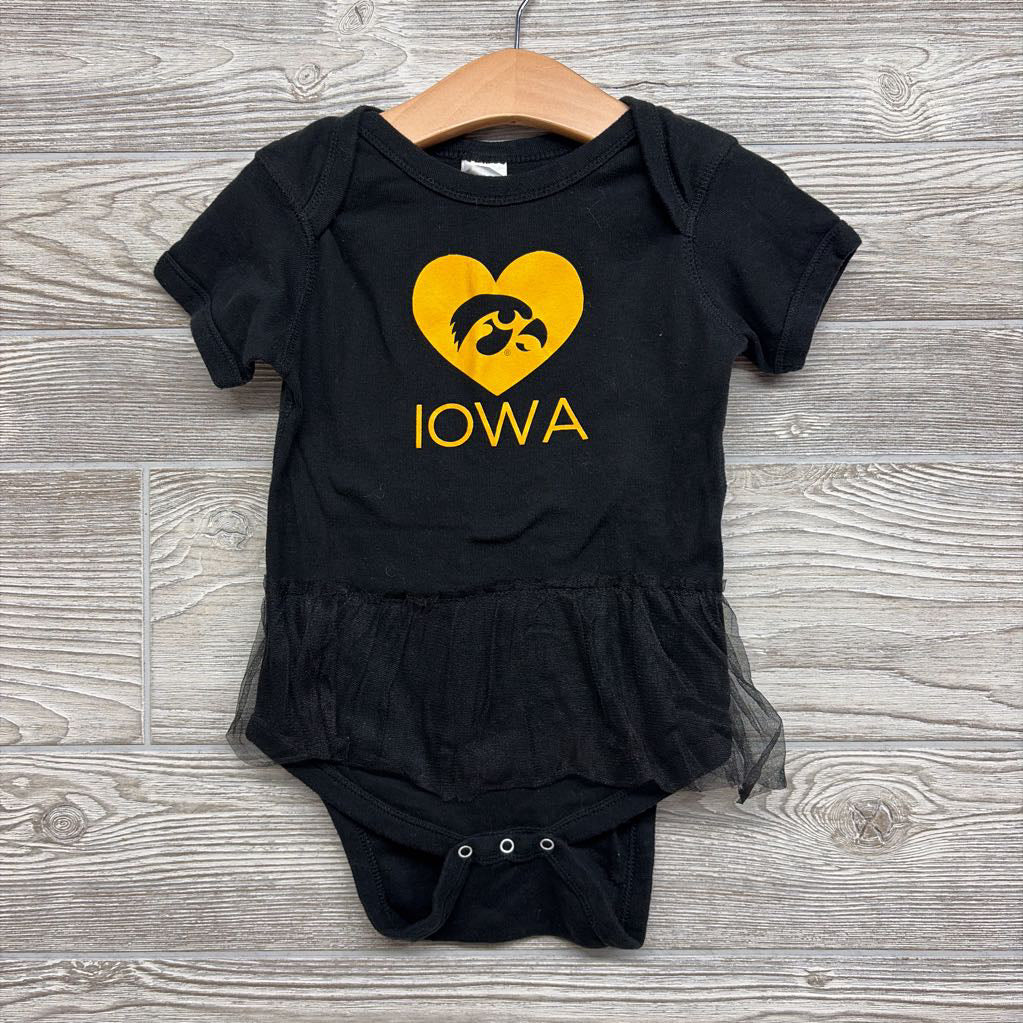 Skirted Bodysuit Heart IA Hawkeyes 24M