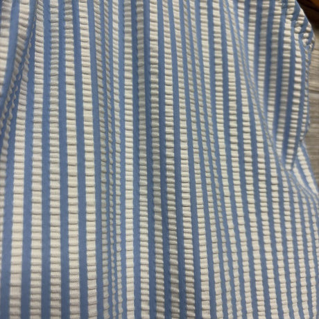 Seersucker Swimsuit Stripes Ruffle Butt 6-12M