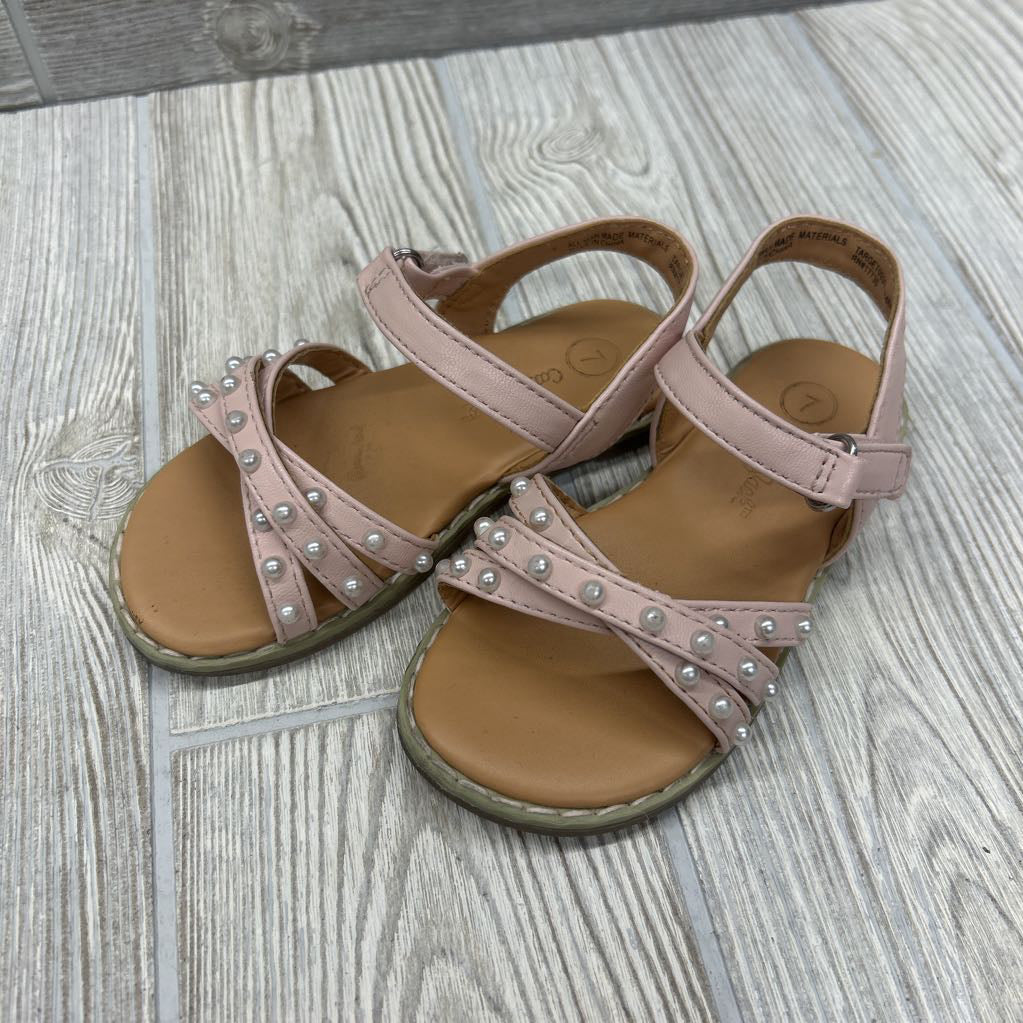 Strap Sandals Pearls 7c
