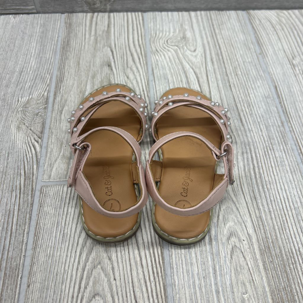 Strap Sandals Pearls 7c