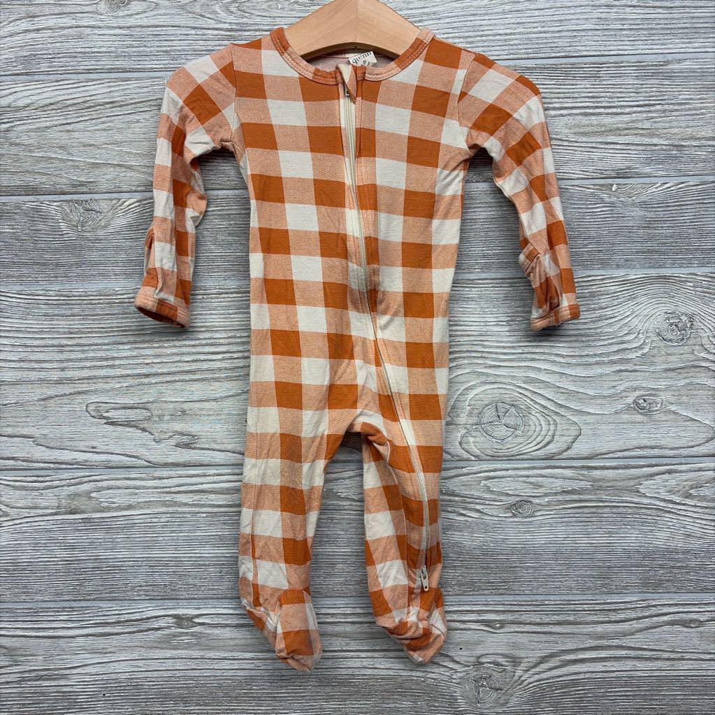 Bamboo Sleeper Gingham 3-6M