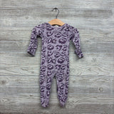 Lap Neck Bamboo Sleeper Flowers 3-6M