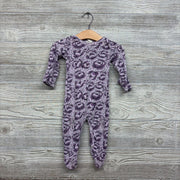 Lap Neck Bamboo Sleeper Flowers 3-6M