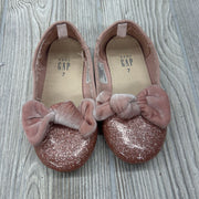 Glitter Flats Velour Bow 7c