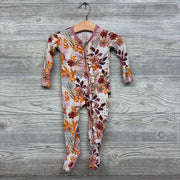 Bamboo Sleeper Flowers Ruffle 3-6M