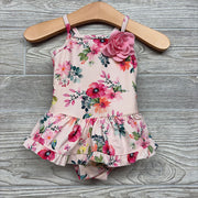 LS Swimsuit Fruit Ruffle Trim 6M