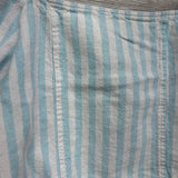 Cropped Puff Sleeve Shirt Stripes
