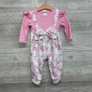 LS Outfit Bows 9-12M
